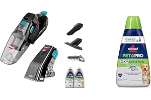 Bissell Hand Held - Stain Eraser Duo, 2-in-1 Cordless Portable Deep Cleaner...