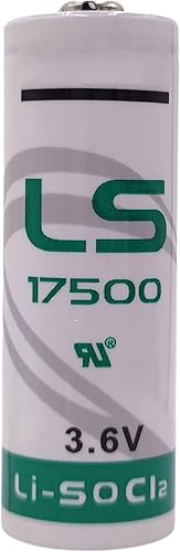 Miniatura 6 de 5 baterías de litio LS17500 (ER17500) de 3.6 voltios A (3600 mAh) de repuesto para respaldo de emergencia LS17500