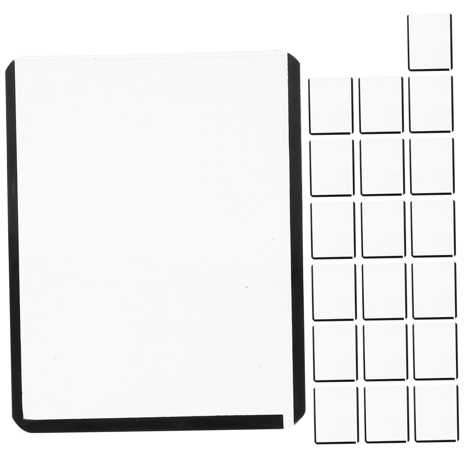 Didiseaon 3 Series Fundas Para Tarjetas De Protector Transparente Para De Almacenamiento Y Para Trading Cards Mesa 20 Piezas*3
