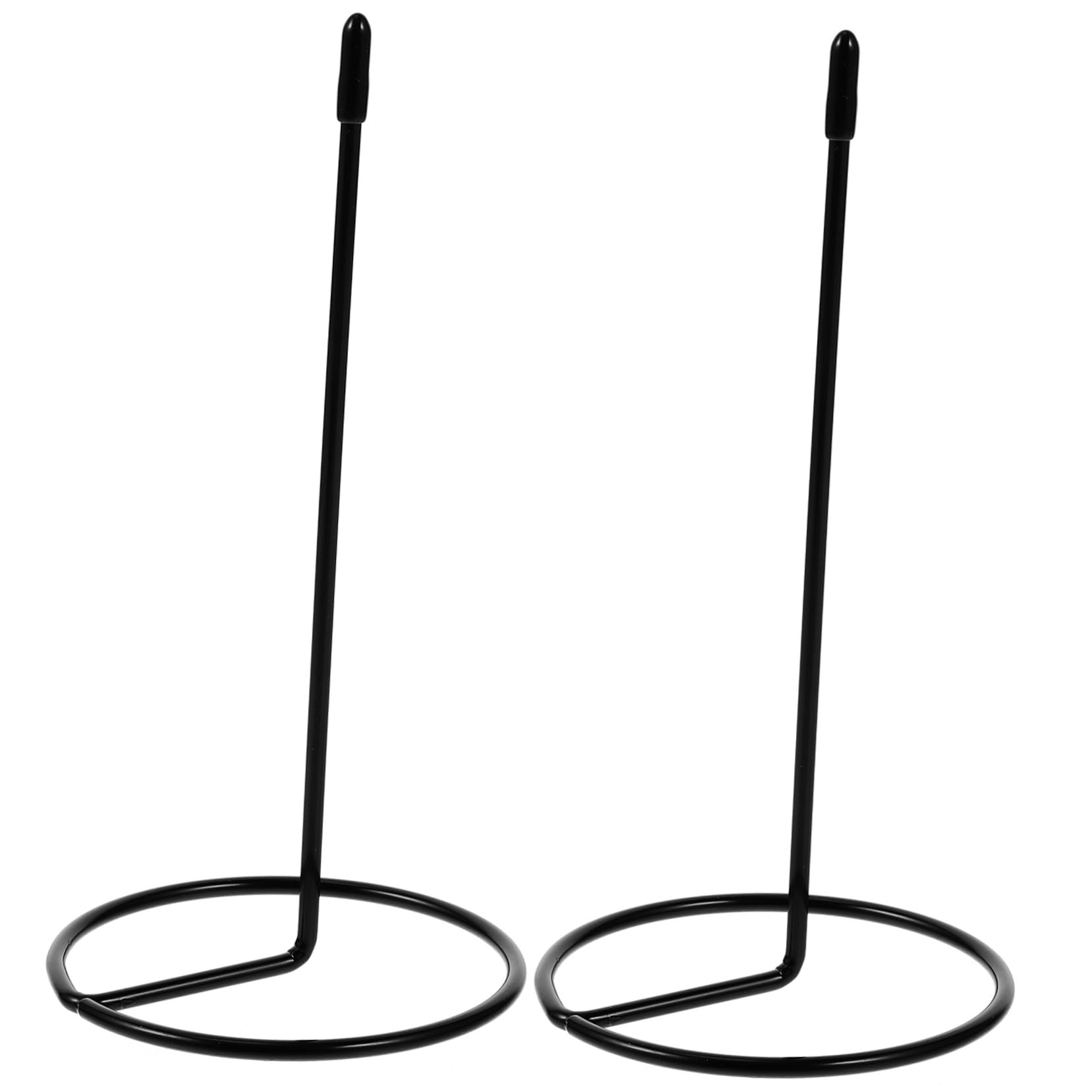 Angoily 2pc Stainless Steel Ticket Spike Black Restaurant Check Holder Jumbo Receipt Organizer