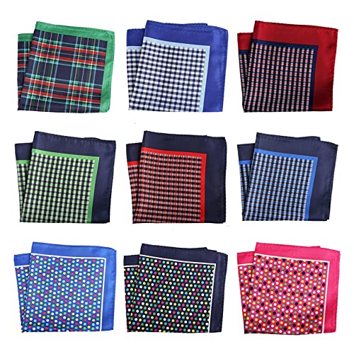 Accessoires de serviette de poche de poitrine au design floral raffiné