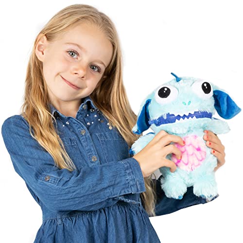 Worry Yummy Monster Children's Soft Toy, 28cm (11") Soft Cuddly Toy For Kids, Boys & Girls Anxiety