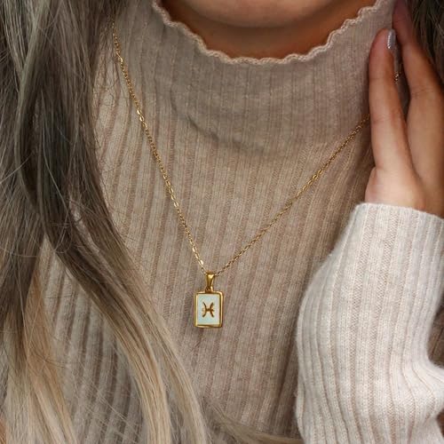 Image of SALTY Anti Tarnish Pendant Necklace for Women | Stylish Locket Neck Chain | Fashion Jewellery Accessories for Girls Boys | Minimal Jewelry | Ideal for Gifting - Scorpio | Gift for Diwali, Christmas, Marriage, Birthday