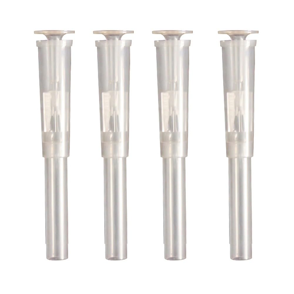 Auratrove 4 Pack for mini Mushroom Fountain Nozzles for Pond Pump, Resin Water Feature Heads for Garden Fish Tank Aquarium, Transparent