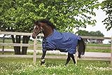 200g Füllung Winterdecke (Regendecke) Horseware Rhino Original Turnout 130cm 200g Füllung Navy with Light Blue check with Navy