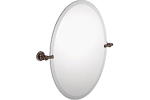 Gilcrest Oval Bathroom Mirror, Oil Rubbed Bronze