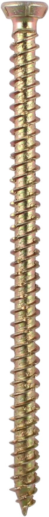 TIMCO ZYP Multi-Fix Concrete Screw - 7.5 x 110 - Yellow - Box of 100