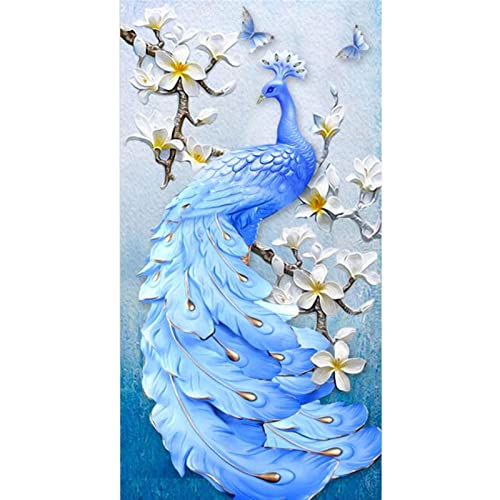Art de diamant de bricolage 5D paon pour sublimer votre grand salon