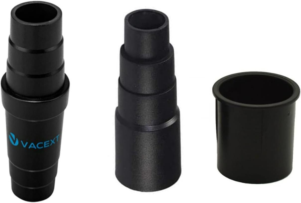 VACEXT Vacuum Hose Adapter - Convert from 1 1/4'' to 1 3/8'' - 1 1/4'' to 1 1/4'' - 1 3/8'' to 1 1/4'' - 1 1/2'' to 1 1/4'' - 1 1/2'' to 1 3/8''- 1 3/4'' to 1 1/4'' - 1 3/4 to 1 3/8''