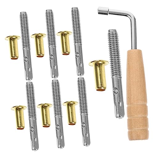 COSMEVIVI 1 set Lyre Harp Tuning Pin Professional Replacement Accessories with Wrench and String Supplies for Lyre Enthusiasts Durable and Practical for Easy Tuning