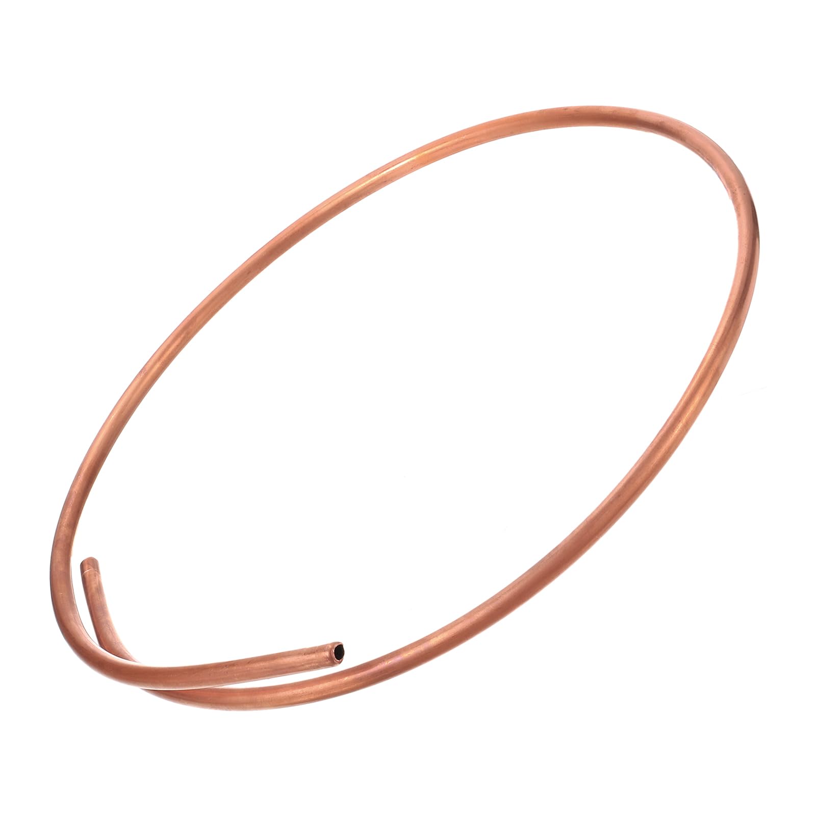 PATIKIL 17/64 Pouce ID 5/16 Pouce OD 0.02 Pouce Épais 99.9% Tube en Cuivre, 3.28Ft Bobine de Tubes de Réfrigération Tubes Ronds Sans Couture pour L'Artisanat de Bijoux Industriels HVAC