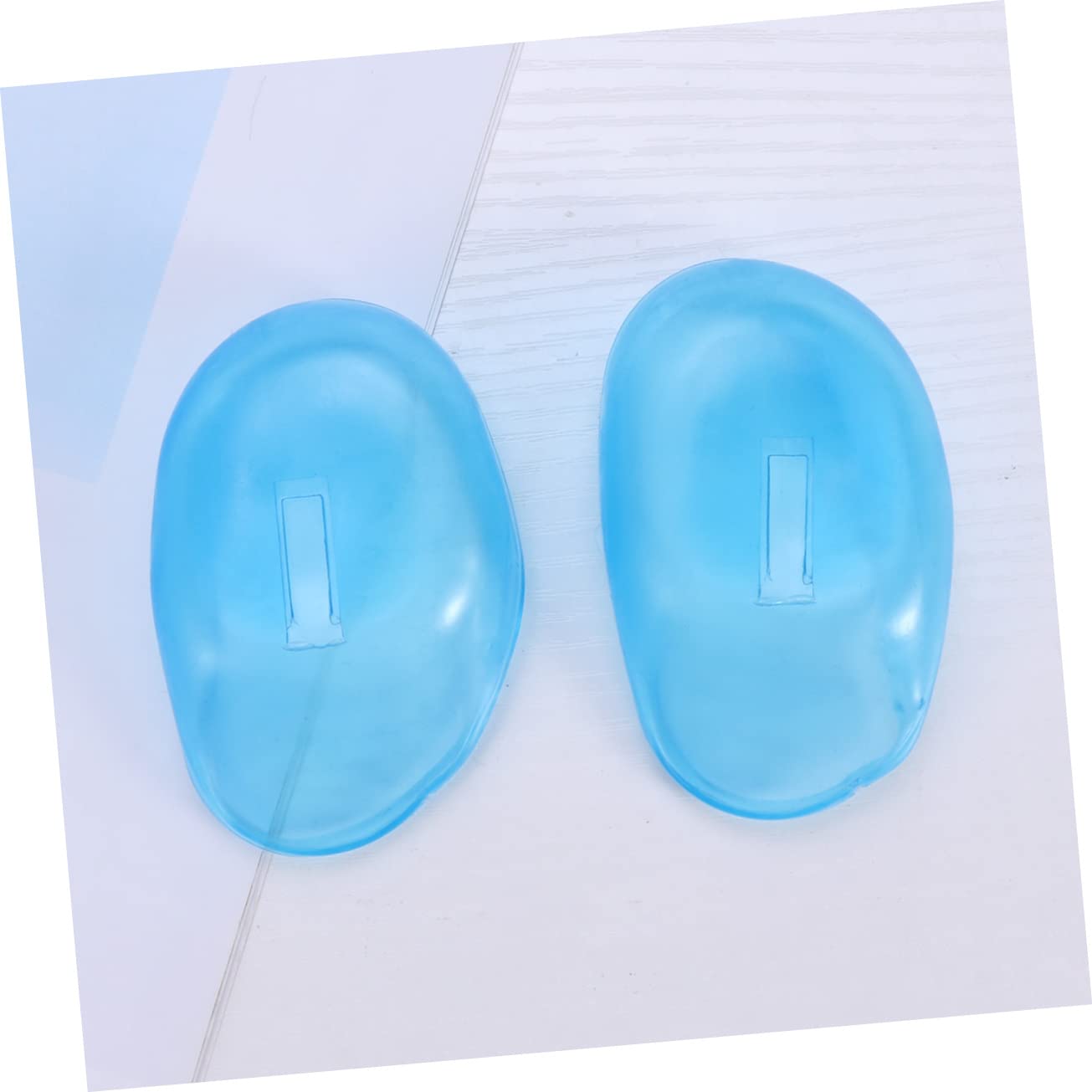 4pairs Salon Ear Protection Hair Dye Ear Cover Silicone Protectors Reusable Flexible for Hair Styling
