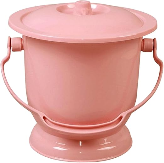 MagiDeal Pot de chambre avec couvercle, bassin crachoir résistant aux