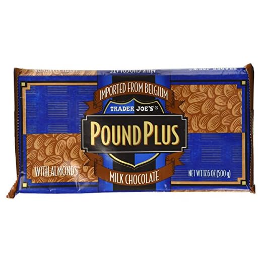 Trader Joes Pound Plus Milk Chocolate with Almonds 17.6 oz.