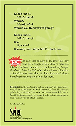 Knock-Knock Jokes For Kids: Knock-Knock Jokes For Kids (Joke Book & Gift Idea For Children Ages 6-12. Doubles As A Dad Jokes Book For Father's Day And Birthdays) (Laugh-Out-Loud Jokes For Kids) #TOP1