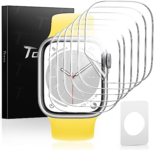 TOCOL 6 Pack Screen Protector for Apple Watch 40mm Series 6 SE 5 4