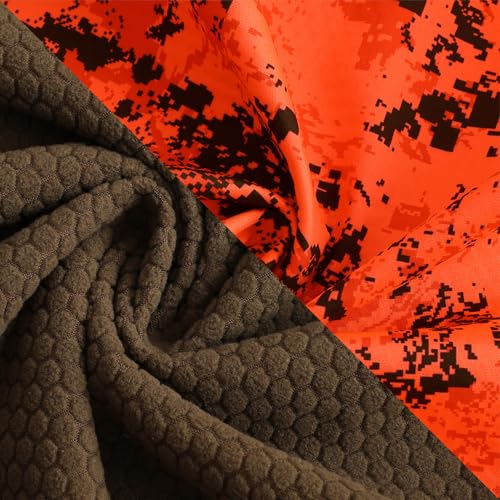 Full mundur Orange Camo Jagd Jacke jagd anorak Militär jacke Taktische jacke tracksuit top für Herren Windstop Wasserabweisend