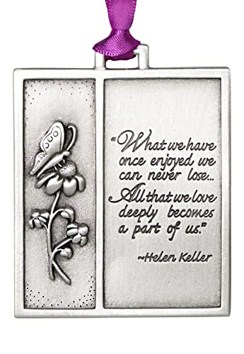 Rememberance Ornament Gift For Loss - Helen Keller Quote Bereavement Ornament For Loss Of Loved One - Gift Bagged Lost Loved One Ornament - Memorial Ornaments #TOP27