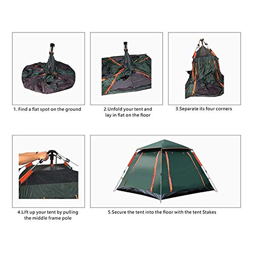 Tienda de campaña automática impermeable para camping miniatura 7