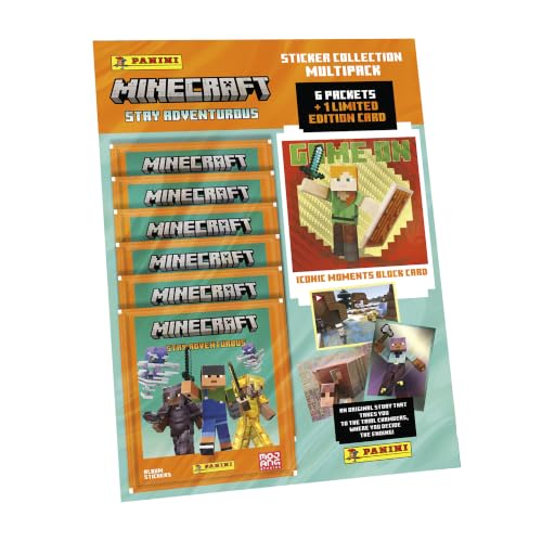Minecraft Stay Adventurous Sticker Collection - Multipack