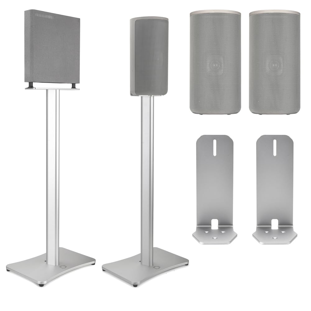 Amazon.com: Speaker Stands Pair - Floor Stand Mount Compatible