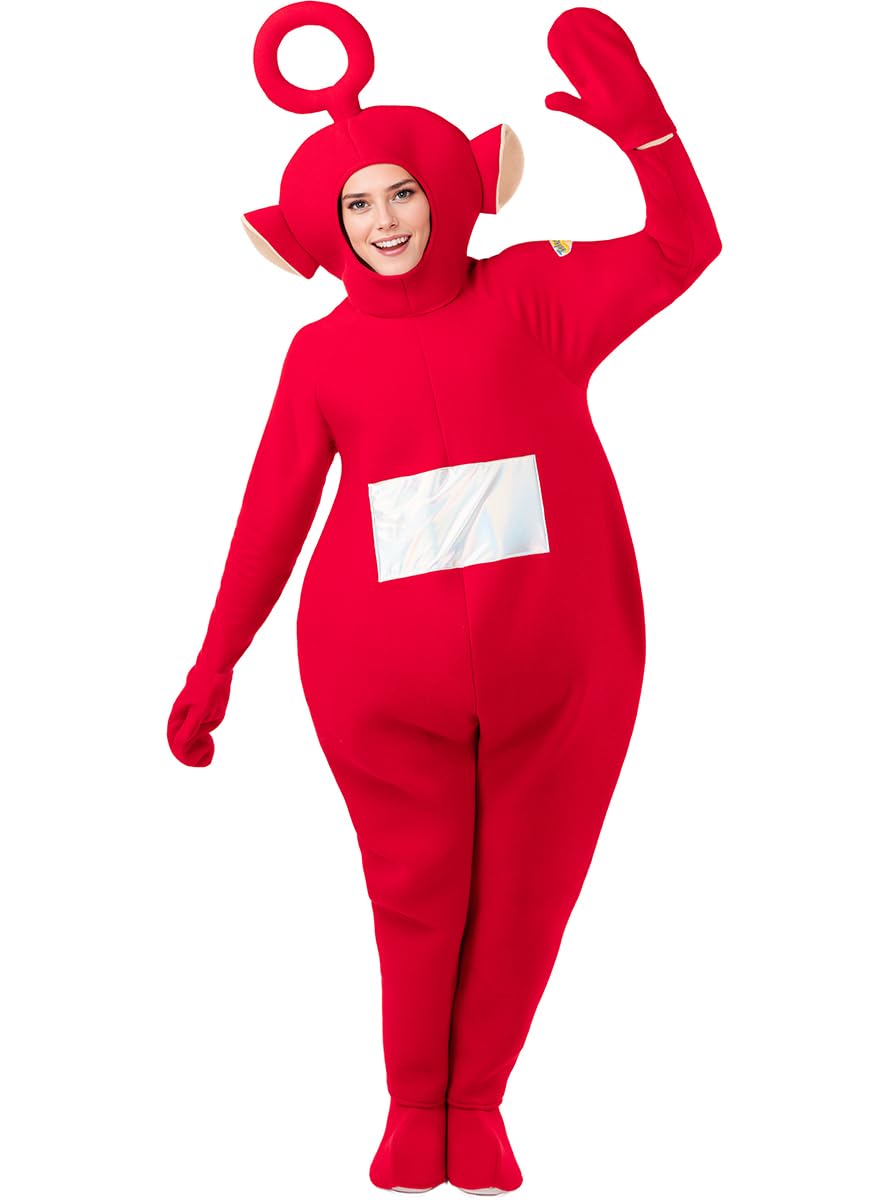 Funidelia Disfraz de Po - Teletubbies para hombre y mujer Teletubbies - Disfraz para adultos y divertidos accesorios para Fiestas, Carnaval y Halloween - Talla S-M