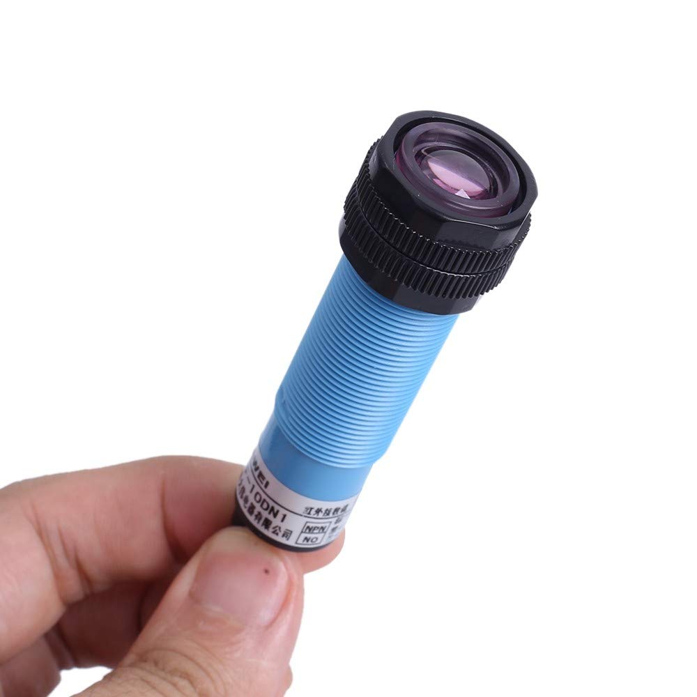 Sensore Infrarossi E3F-10DN1 M18 - Interruttore Fotoelettrico, DC 6-36V, Distanza Regolabile - Foto 9