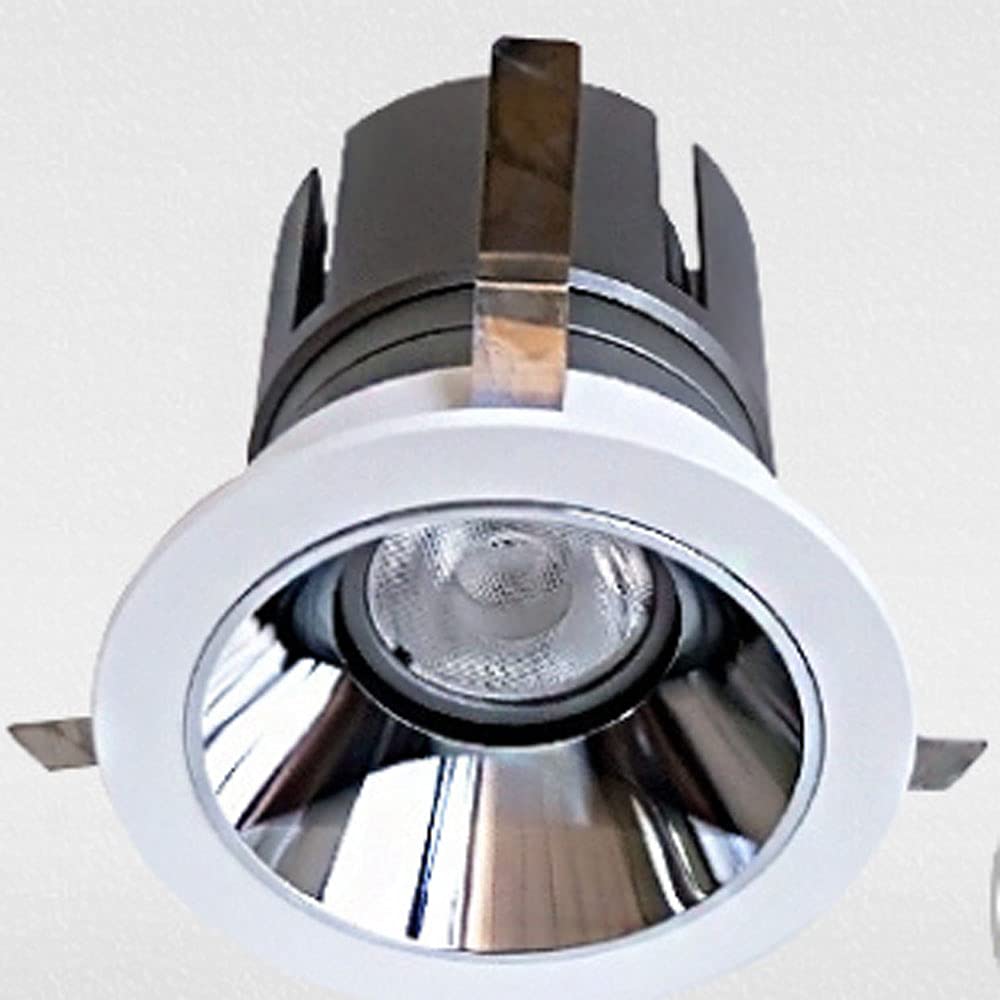 Lot De 4 Plafonniers À LED Encastrés en Aluminium Design À Garniture Lisse Downlight Durable, À Économie D'énergie Et À Économie d'argent