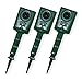 Produktbild ISOTRONIC Tierabwehrgerät Ultraschall Tiervertreiber  3er Set  Batteriebetrieb  Akustische Tierabwehr Wildtiere, Kleintiere, Vögel, Hunde, Katzen, Marder vertreiben Plus Fliegen Pinsel