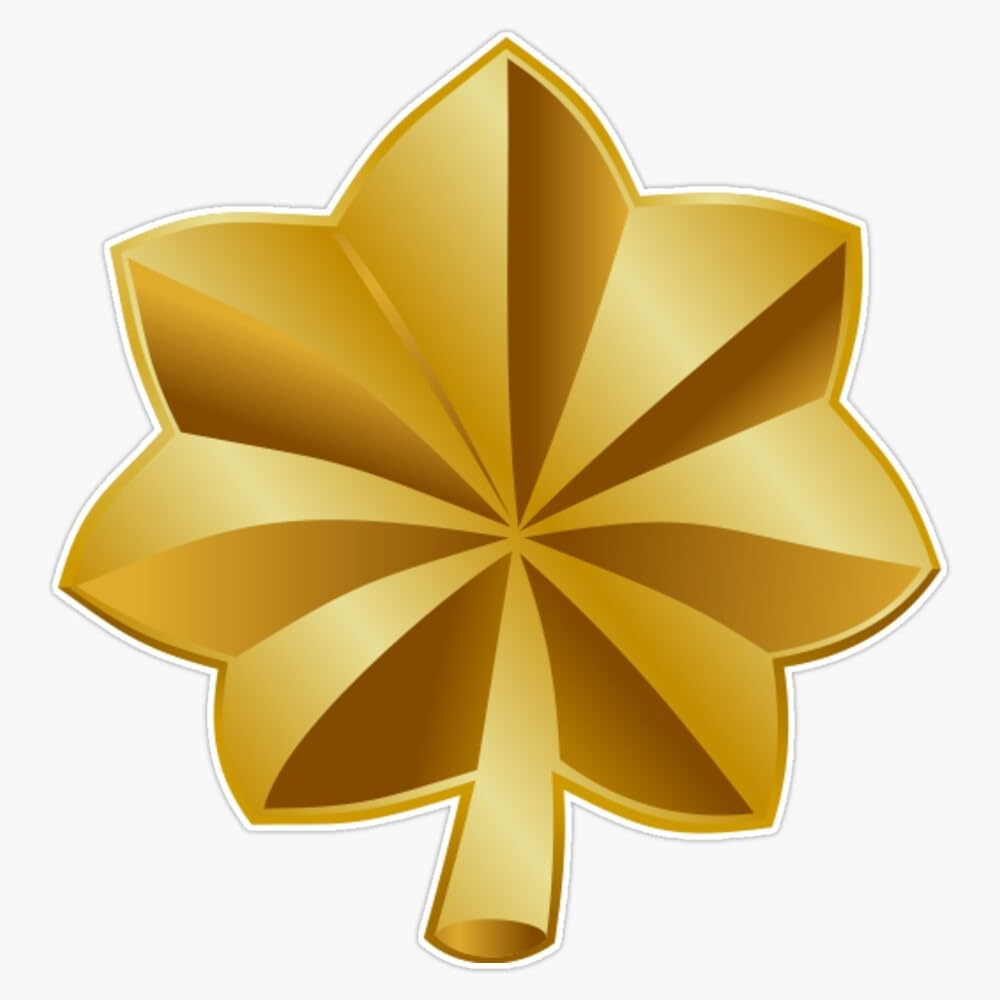 LAD Studio Air Force Major Rank Window Bumper Sticker Decal 5""