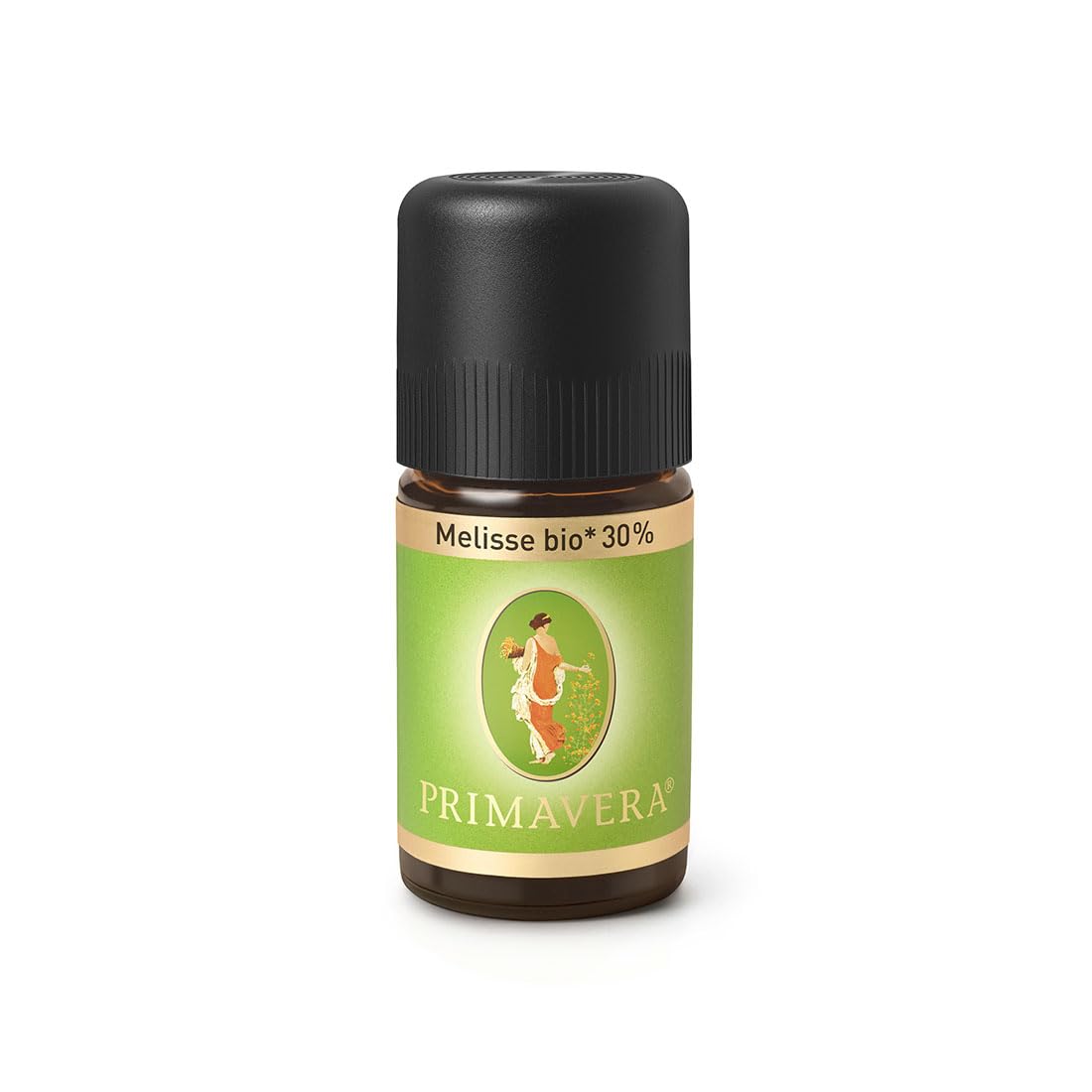 PRIMAVERA Ätherisches Öl Melisse bio 30% 5 ml - Aromaöl, Duftöl, Aromatherapie - ausgleichend, beruhigend, stärkend - vegan