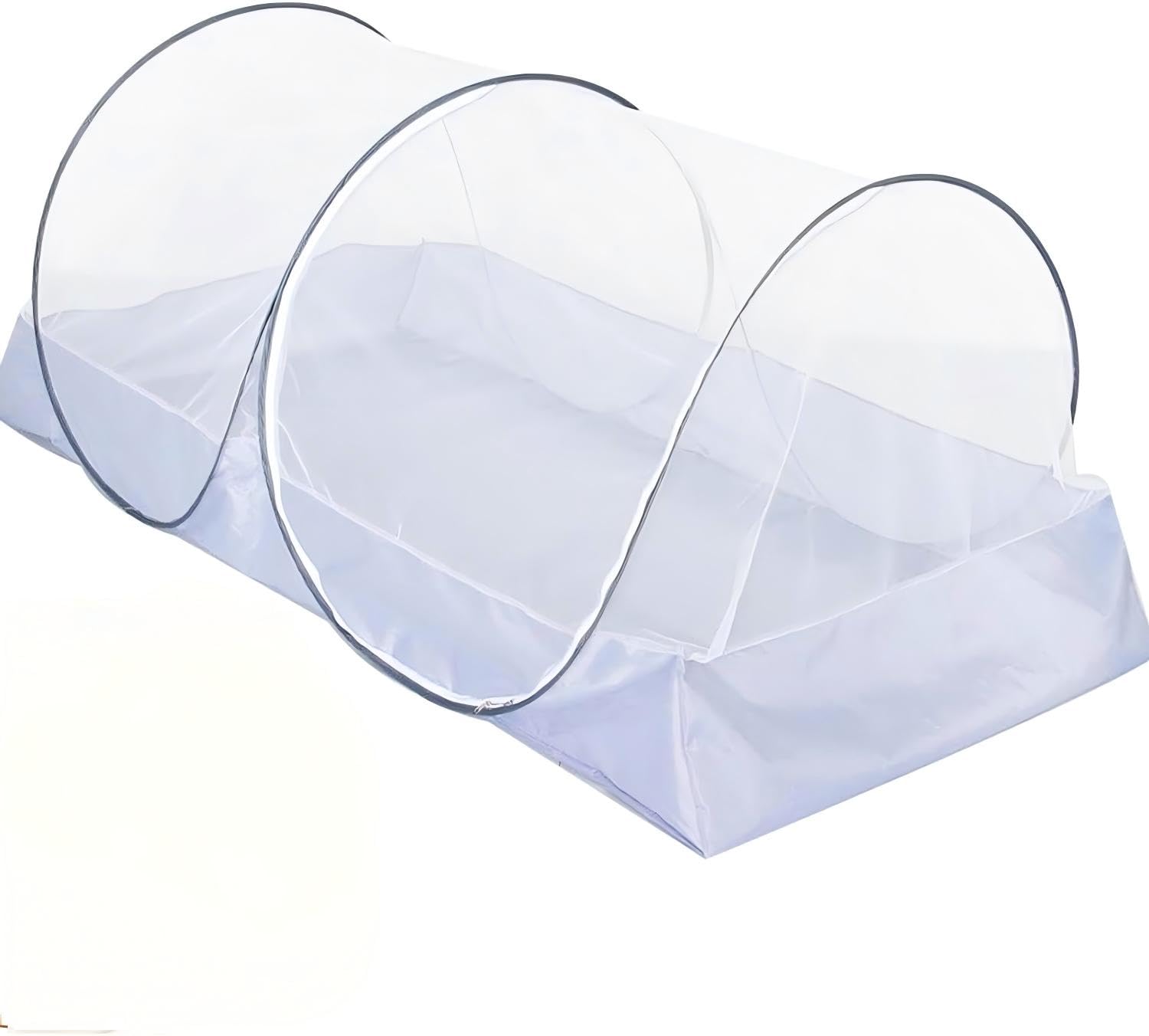 Zanzariera pop-up, 200 x 100 x 73 cm, pieghevole, da campeggio, da viaggio, per casa, all'aperto, campeggio, facile da riporre e trasportare