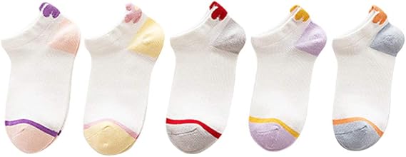 Amazon Co Jp 子供ソックス靴下 キッズ くるぶしソックス 女の子 通気メッシュ 5足セット 立体 ストライプ柄 可愛い 靴下 キッズ ショートソックス ジュニア くつした 薄型 蒸れない 通学通園 春夏 カラー1 ファッション