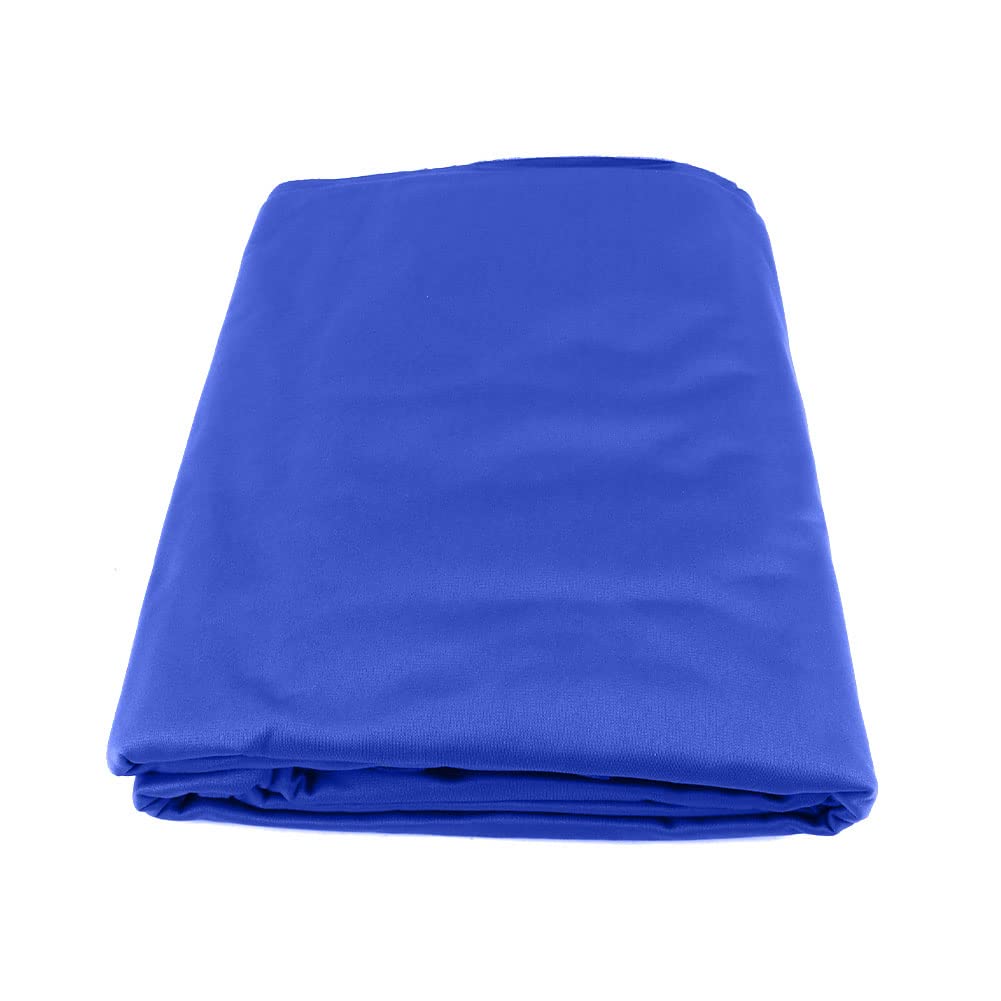 Tela de billar profesional de fieltro para mesa de billar, se adapta a mesa estándar de 9 pies, mantel de juego de deportes de interior con tira de tela acolchada (azul, tamaño: 2,8 + 1 m)