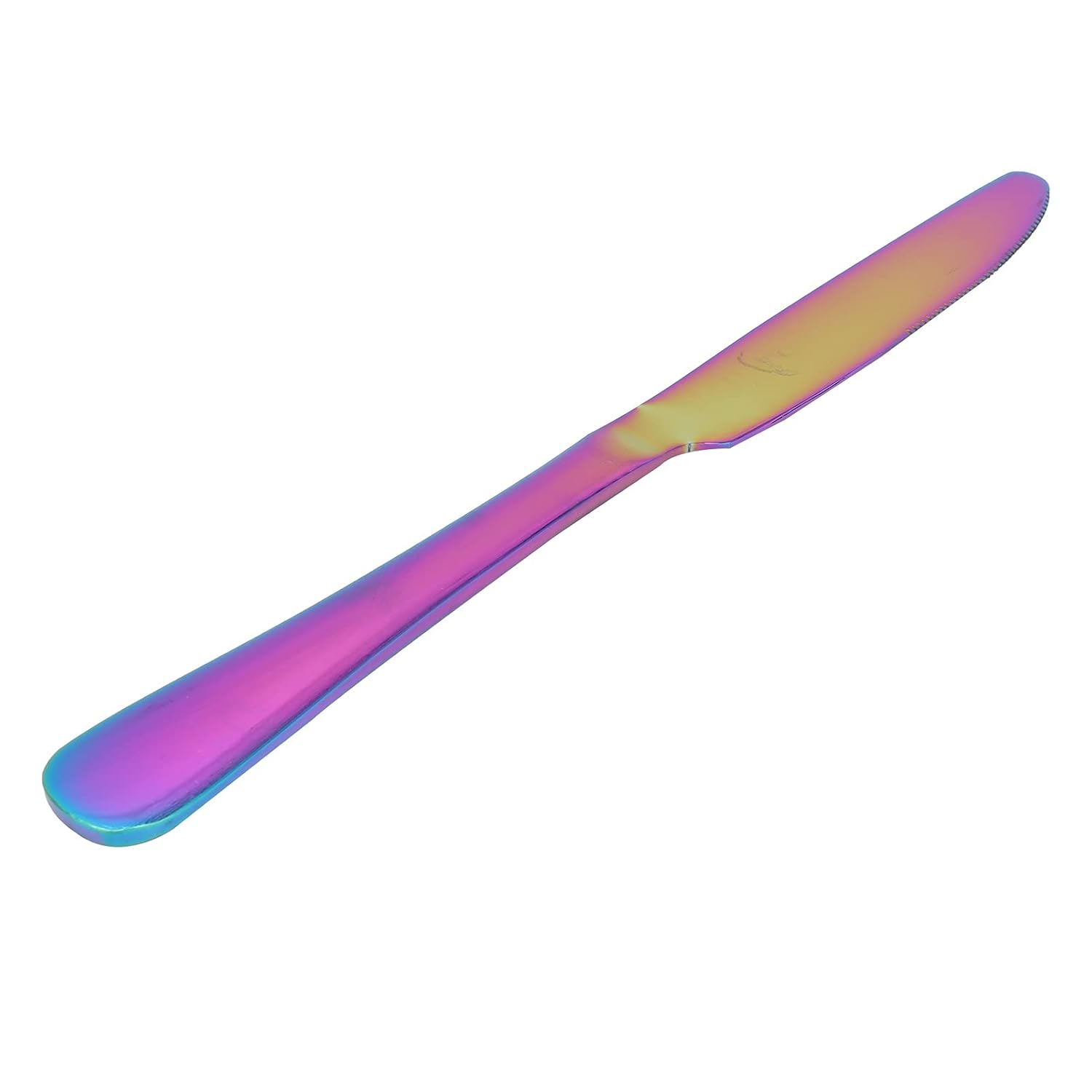 Stainless Steel No Food Knife Portable Utensil for Home Restaurant Colorful