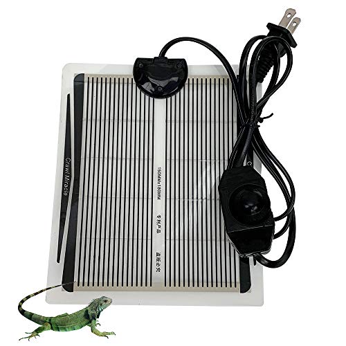 YOUMU Reptile Heating Pad- (5W/15W/25W/35W) Temperature Adjustable Terrarium Heat Mat for Turtle/Snake/Frog/Lizard/Small…