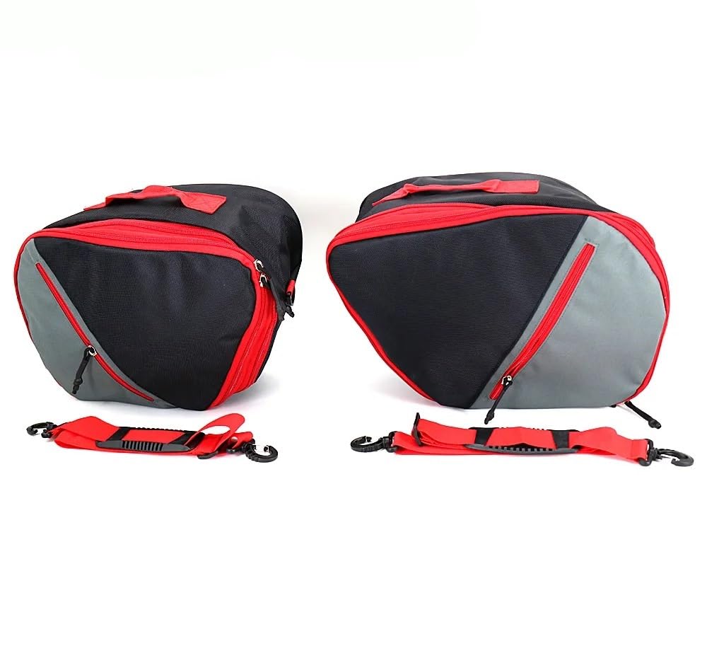 Bagaż motocyklowy torba torba na siodełko motocykl Do czerwonych toreb bagażowych motocyklowych Tracer 9 GT, czarnych rozszerzalnych toreb wewnętrznych(A)