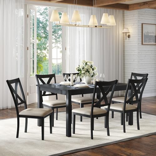 AMERLIFE 7-Piece Farmhouse Dining Set