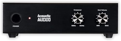 Acoustic Audio WS1005 - Amplificador de subwoofer pasivo de 200 vatios para cine en casa