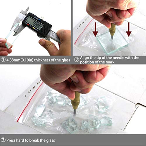 image for 2 Pack Automatic Center Punch, Pamiso 5.1 Inch Spring Loaded Drill Pun