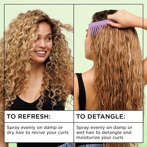 Garnier Fructis Curl Knot Melter Multi-Use Anti-Breakage Detangling Milk, Moisturizing Detangler Spray and Heat Protectant For All Curl Types, Made with Vegan Protein & Coconut Oil, 8.5 Fl Oz - image 6