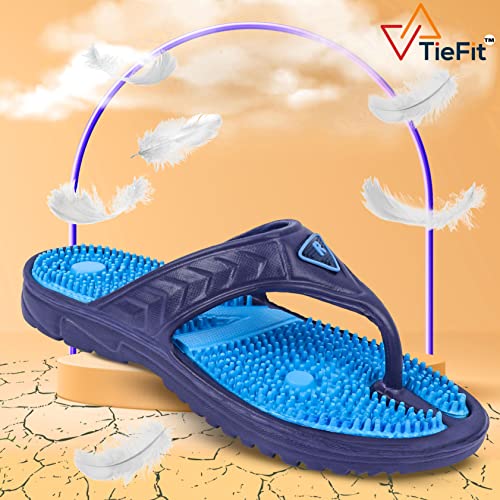 Image of TieFit Men's Accupressure Non-Slip Slipper Flip & Flop