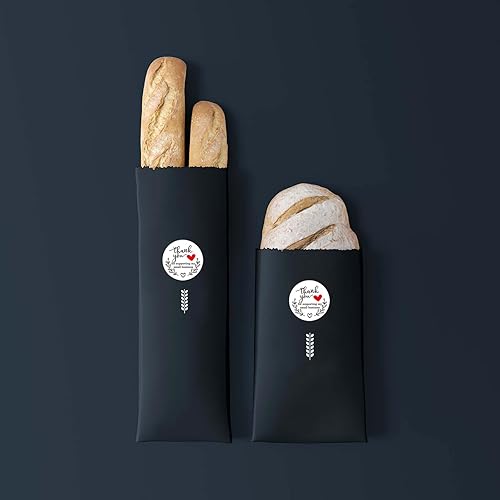 Miniatura 3 de Calcomanías de agradecimiento de 1.5 pulgadas, 2 rollos en total, 1000 calcomanías apreciadas para pequeñas empresas, embalaje redondo de 1 12