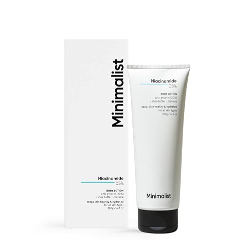 Minimalist Niacinamide 5% Loción hidratante corporal para hombres y mujeres  6.35oz