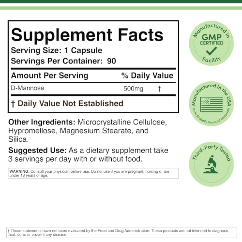 Double Wood Supplements D'Mannose Supplement