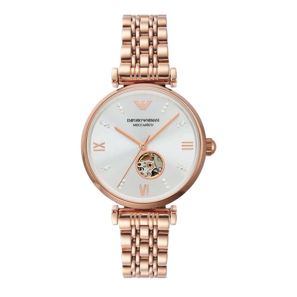Emporio Armani Stainless Steel Analog Silver Dial Women Watch-Ar60023T, Rose Gold Band (B0BVB5WS92) Amazon Price History, Amazon Price Tracker