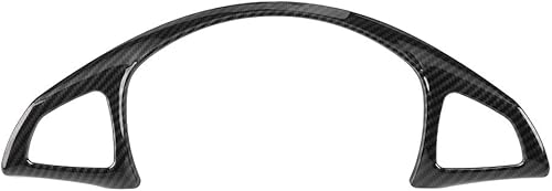 Miniatura 8 de W205 Volante, cubierta de marco de volante de fibra de carbono para Benz C E GLC Clase W205 W213 X253 2015-2018