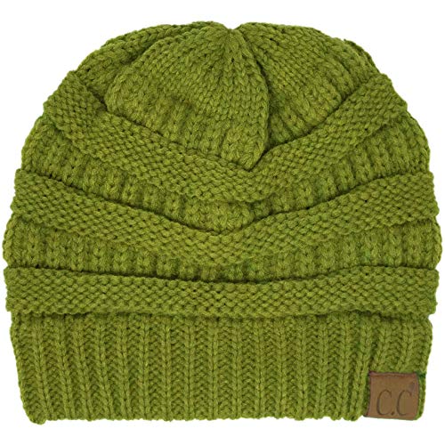 Image of Hatsandscarf CC Exclusives Solid Color Beanie Tail Hat for Adult (MB-20A)