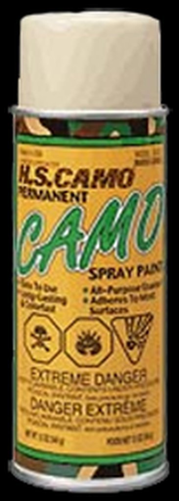 Hunters Specialties Camo Spray Paint - Non-Reflective Finish Water Resistant Fast Drying Paint for Treestands, Decoys, Blinds & Other Hunting Equipment, 12 Oz Spray Can - MARSH GRASS (TAN)