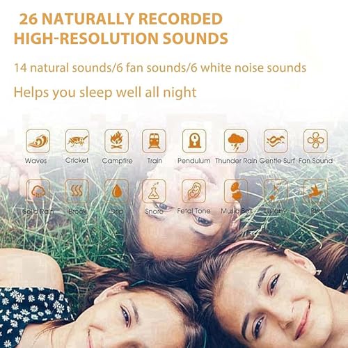 Machine à bruit blanc insomnie solution sonore avec minuterie arrêt bébé - 4